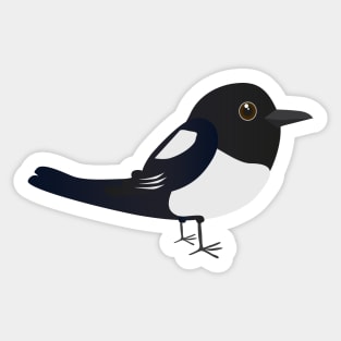 Cute magpie Sticker